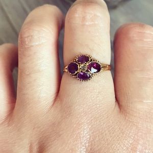 12k Yellow Gold Victorian Ring, circa 1865